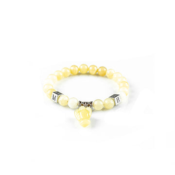 calcite braclet with angel